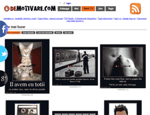Tablet Screenshot of demotivare.com